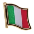 thumbnail image 2 of 5X Bandera Nacional de Metal Pin insignia esmaltada para ropa solapa bolsa decoración Italia 5 piezas, 2 of 8
