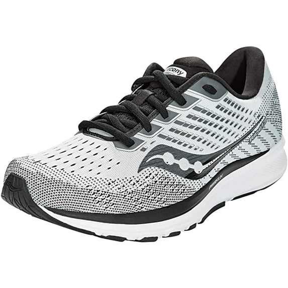 Saucony S20579-40: Men's Ride 13 Grey/Black Running Shoe (11 D(M) US Men)