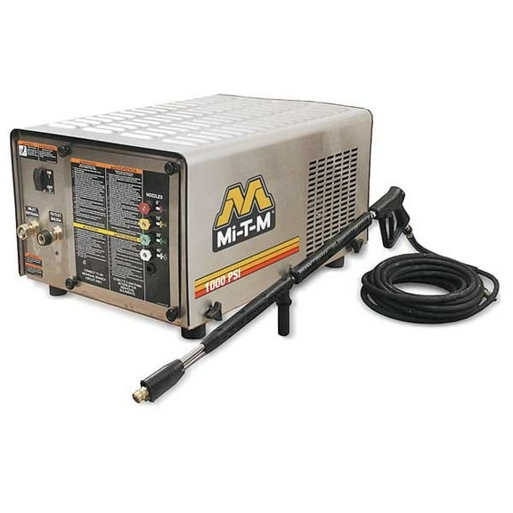 Mi-T-M Pressure Washer,2HP,1000psi,2.5gpm,120V GC-1003-SME1