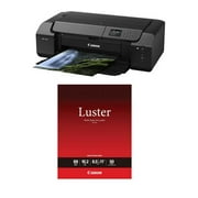 PIXMA Pro 200 Professional 13" Wireless Inkjet Photo Printer - With Canon LU-101 Pro Luster Photo Paper (8.5x11"), 50 Sheets