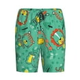 thumbnail image 4 of Gaeub Funny Animals in Jungle Printed Men's Short Pajama Pants, Lightweight Lounge & Sleep Bottoms Keep You Cool - Small, 4 of 9
