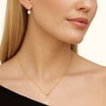 thumbnail image 2 of L'Amour Pearls Collier Perle Dorée Zigzag, 2 of 2