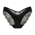thumbnail image 1 of Tanga de malla de cintura alta para mujer - Ropa interior de encaje ajustable - Lencería sexy y cómoda (S-XXL, 90 % nailon), 1 of 5