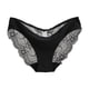 thumbnail image 1 of Tanga de malla de cintura alta para mujer - Ropa interior de encaje ajustable - Lencería sexy y cómoda (S-XXL, 90 % nailon), 1 of 5