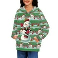thumbnail image 2 of DISNIMO Girls Christmas Snowman Hoodie Long Sleeve Hoodies Boys and Girls 6-7 Preppy Sweatshirt for Girls Hooded Sweatshirts Pullover Hoodies for Children Lightweight Fall Clothes, 2 of 7