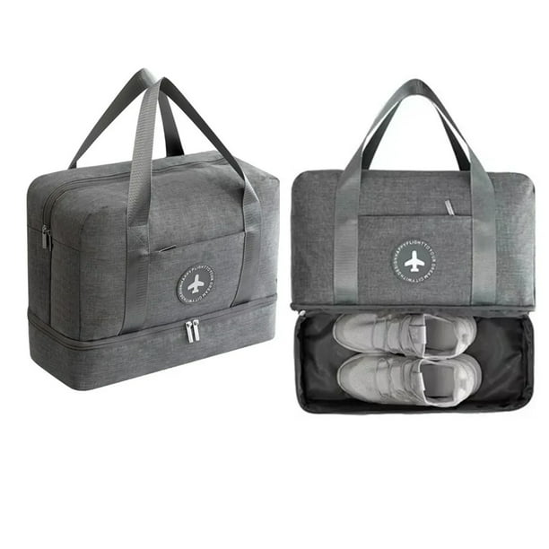 Bolsa De Gimnasia De Gran Capacidad, Playa, Viaje, Forro Doble, Almacenamiento De Calzado Independiente Seco Y Húmedo GYM mochila, bolso, gym