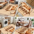 thumbnail image 5 of Rectangle Area Rugs 3 x 5 Ft, Farmhouse Deer Non-Slip Residential Carpet, Wildlife Elk Animals Rustic Orange Indoor Crawling Mats Runner Rugs for Living Room/Dining Room/Bedroom, 5 of 8