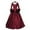 C-Red, variant on 2025 Color Printed Top PantsDresses for Women Vintage Patchwork Suit with HijabClothes for Women Skirts Disco Dress