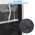 thumbnail image 4 of De Bicicleta Niños Equipo De Lluvia Cubierta De Lluvia Plegable Poncho Transparente De Pvc Portátil Kearding OD005351-00, 4 of 5