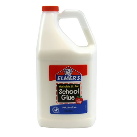 Elmer's Liquid School Glue, Washable, 1 Gallon (Best Glue For Plastic To Plastic)