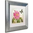thumbnail image 2 of Trademark Fine Art "Aja" Canvas Art by Color Bakery White Matte, Silver Frame, 2 of 4