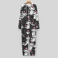 thumbnail image 4 of Kuromi And My Melody Unisex Onesie Pajamas Zipper Jumpsuit Hooded One Piece Sleepwear for Family Mens Womens, 4 of 8
