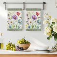 thumbnail image 3 of Spring Flowers Kitchen Towels Set of 3, Retro Boho Botanical Florals Butterfly Absorbent Dish Towels for Kitchen, Microfiber Hand Towel, Quick Drying Tea Towel for Cleaning Decorative Dishcloths, 3 of 7