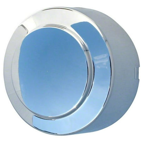 - 16 in. Chrome Center Caps for Rear, Polished Dually Wheels - Set of 2