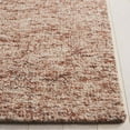 thumbnail image 4 of SAFAVIEH Abstract Carina Solid Area Rug, Rust/Ivory, 6' x 6' Square, 4 of 11