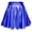Blue, variant on EHRWE Women's Skirt Metallic Skater Skirt Sparkly Shiny Flared Pleated A Line Mini Skort Festival Party Skirt