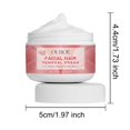 thumbnail image 4 of Fiudx Crema Depilatoria de Melocotón, Suave, Fórmula de Larga Duración, Apta para Hombres y Mujeres, Fácil de Usar En Casa, Apta para Pieles Sensibles, Jhx231207002, 4 of 6