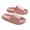 Pink, variant on Pillow Slippers for Women and Men Non Slip Quick Drying Shower Slippers Womens Mens Solid Color Slippers Super Soft Breathable Anti-Slip Bedroom Home Slippers 7