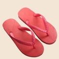 thumbnail image 5 of Viluyesy Mens and Womens Flip Flops, Clip Toe Comfortable Non-Slip Indoor Outdoor Casual Beach Slippers Red, 5 of 6