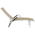 thumbnail image 4 of vidaXL Patio Lounge Chair Outdoor Sunbed Sunlounger Textilene and Aluminum, 4 of 7