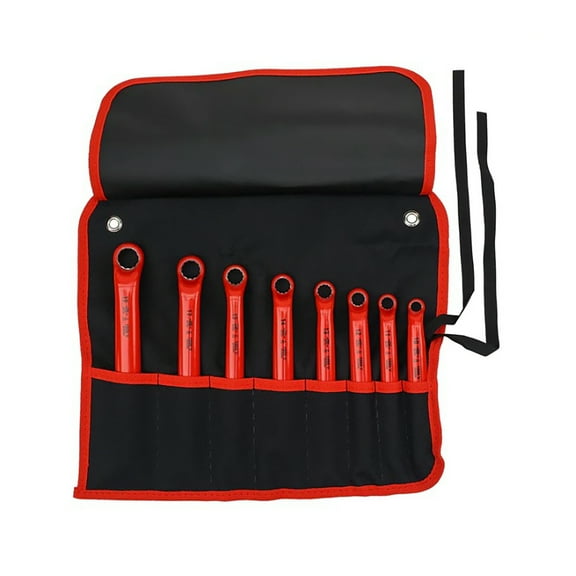 Wiha Insulated Box Wrench Set,10 to 19mm,8pc 21095