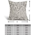 thumbnail image 4 of Black Fern Leaves Pillow Covers 16X16 Inch Plant Leaf Floral Pine Decorative Pillow Cases Vintage Botanical Spring Summer Throw Pillows Set of 2 Farmhouse Home Decor for Sofa Porch Couch Outdoor, 4 of 6