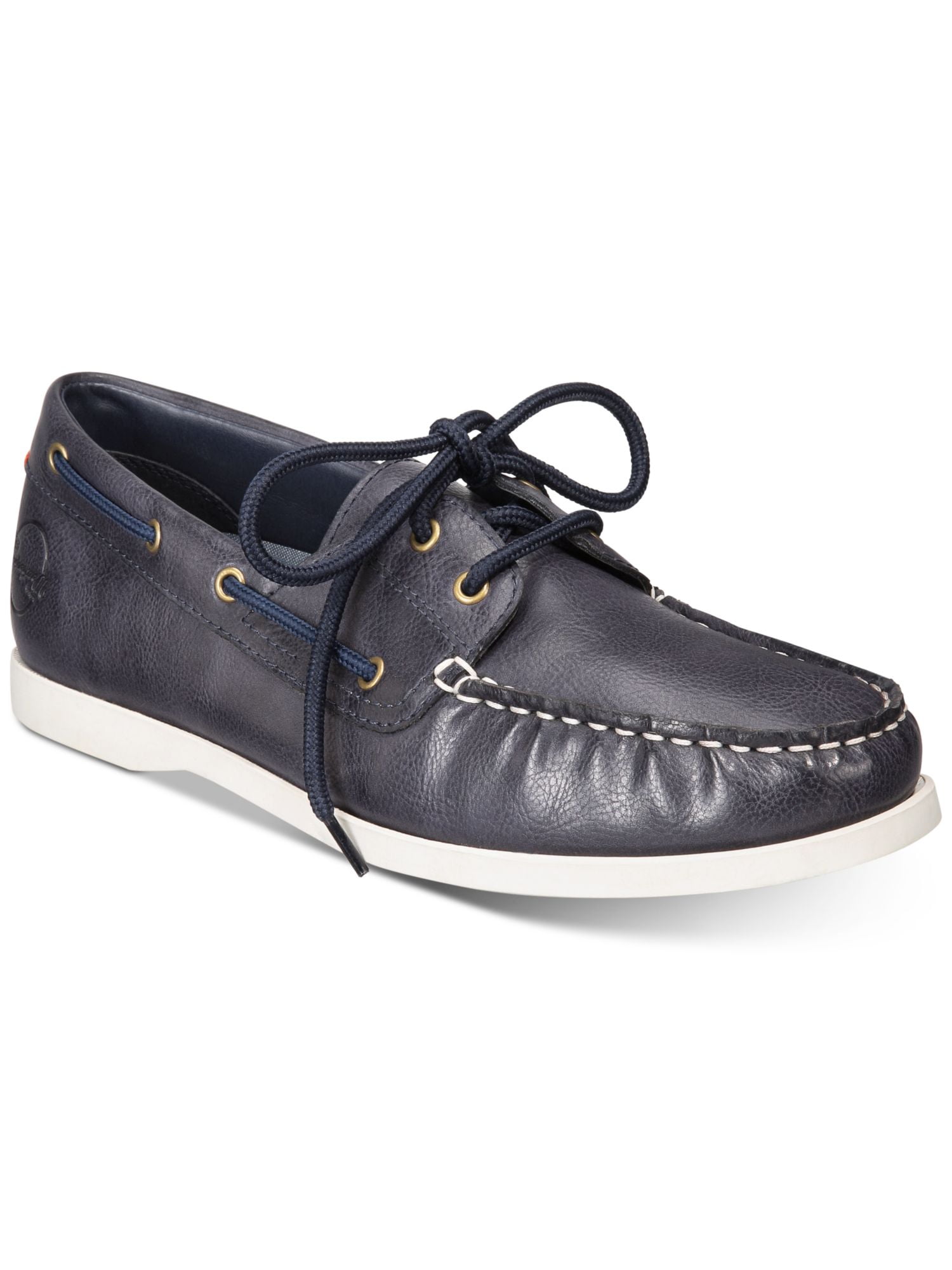 CLUBROOM Mens Red Comfort Elliot Round Toe Lace-Up Boat Shoes 9 M CLUBROOM Mens Red Comfort Elliot Round Toe Lace-Up Boat  main image 3