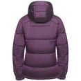 thumbnail image 2 of Little Donkey Andy Women's Warm Puffer Jacket Windproof Lightweiht Hooded Winter Coat Hiking Travel Ski Dark Purple XL, 2 of 7