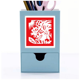 thumbnail image 1 of Corte de papel Gallo animal China Zodiac Tarjeta de clip de pluma del gestor de suministros de oficina, 1 of 3