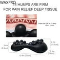 thumbnail image 4 of LNGOOR Sciatica Massager Deep Tissue for Butt and Lower Back  14 Trigger Points & Myofascial Release Piriformis Syndrome Relief Glute Hip Pain SI Joint Pelvic Quadratus Lumborum, 4 of 6