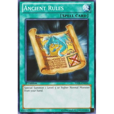 yu gi oh ancient rules ysyr en034 starter deck yugi reloaded