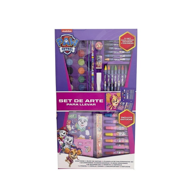 Set de Arte Para Llevar Princesas de Disney Para Niñas violeta