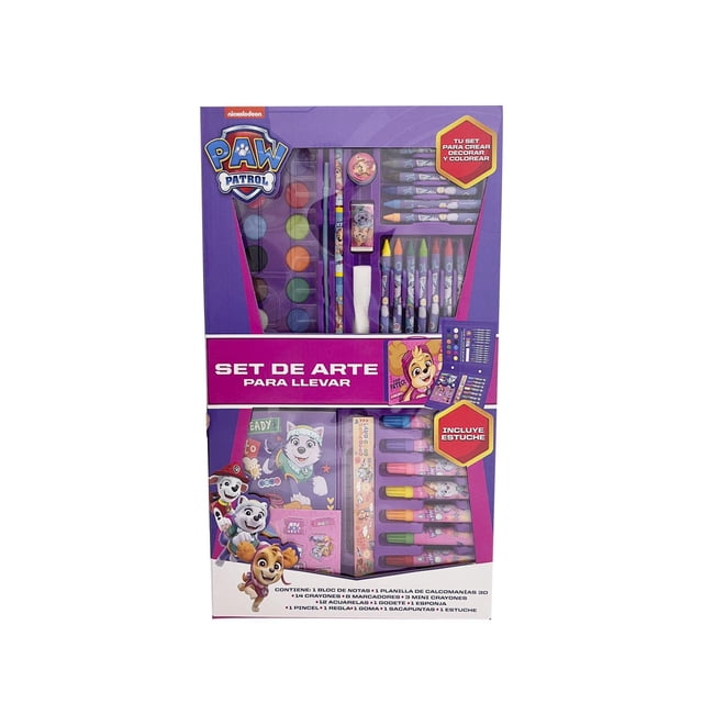 Set de Arte Para Llevar Princesas de Disney Para Niñas violeta