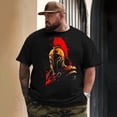 thumbnail image 3 of Men T Shirt for Big & Tall Man Graphic Short Sleeve Plus Size Oversized Tee Tshirts 6XLT T0 5DLS 006, 3 of 9