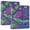 Neo-geometric Star, variant on D-shaped Binder with 3 Ring - PVC Waterproof 1.5 in Binder with Clear Pocket, Neon Star Firework ,1 pack