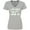 AC-Heather Grey, variant on I'm Sexy and I Mow It Lawnmower Fun Women's V-Neck T-Shirt