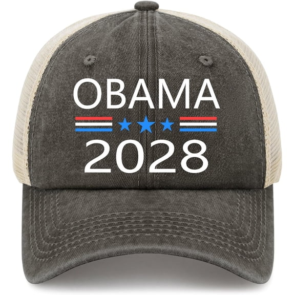 Obama 2028 Hat Obama For Presidents 2028 Hat Make America Intelligents Again Hats Funny Caps For Mom Unisex