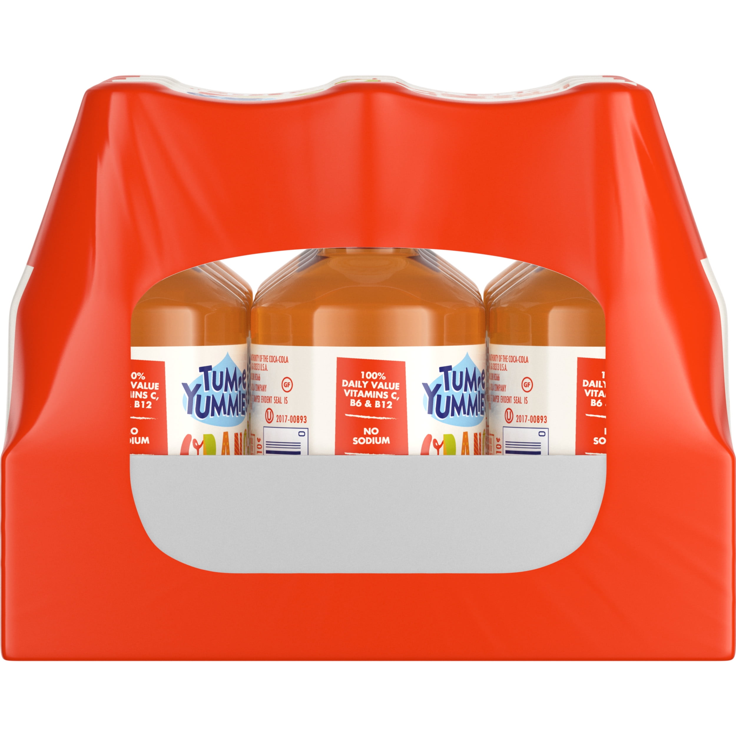 Tum-e Yummies Edgy Orange Burst Naturally Fruit Water, 10.1 fl oz, 12 Count Bottles