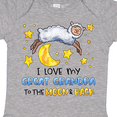 thumbnail image 4 of Inktastic I Love My Great Grandpa to the Moon and Back Cute Sheep Boys or Girls Baby Bodysuit, 4 of 5