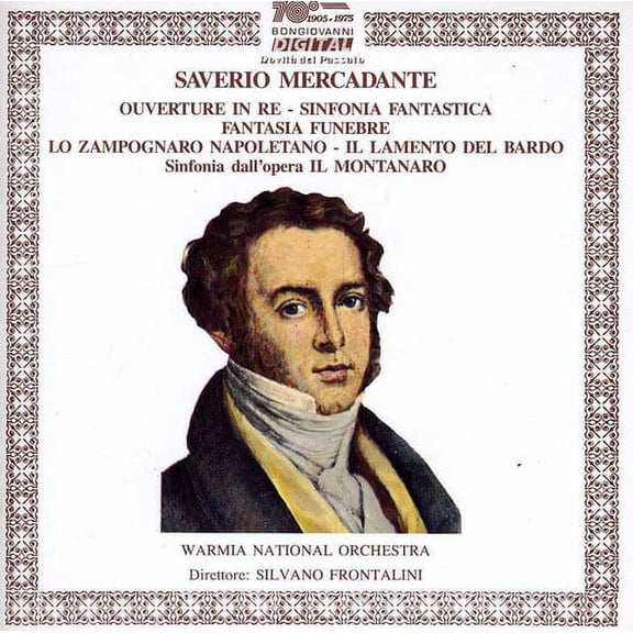 Mercadante / Frontalini,Silvano - Ouverture in Re / Sinfonia Fantastica - Music & Performance - CD