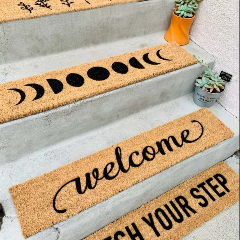 OurWarm Welcome Mats for Front Door, Entryway Welcome Doormat with  Thickened Non-Slip PVC Backing for Outdoor and Indoor Use, 16 x 30 Inch  Coir