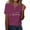 Wine Red, variant on Moonker Basic T Shirts for Women Under $10 Women's Short Sleeved T Shirt V Neck Top Fashionable Casual Short Sleeved Shirt