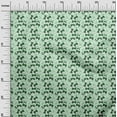 thumbnail image 3 of oneOone Georgette Viscose Green Fabric Butterflies Dress Material Fabric Print Fabric By The Yard 42 Inch Wide, 3 of 4