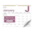 thumbnail image 2 of Wall Calendar 2025-2026 Desk Calendar, 11.5" x 14.8" Simplified 2025 Wall Calendar for Home and Office Include 18 Months January 2025 to June 2026 With Vacation Overview, 2 of 5