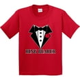 thumbnail image 3 of Inktastic Tuxedo Ring Bearer Youth T-Shirt, 3 of 5