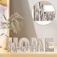 thumbnail image 3 of Christmas Decorations Christmas Wooden Letters Wall Decor Paintable Flower Crafts Boho Wedding Home Decor, 3 of 5