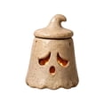 thumbnail image 2 of Hand-Sculpted Halloween Mini Lanterns, Tea Light Holder,Halloween Candle Holder, Rustic Fall Decor, Cute Spooky Table Decor for Tiered Tray Home Mantel Party,C, 2 of 4
