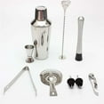 thumbnail image 2 of Kit 10PCS Cocktail Shaker Mixer Bartender Tool Stainless Steel 750ML, 2 of 4