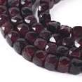 thumbnail image 3 of Natural Garnet Beads Strands Faceted Cube 4~4.5x4~4.5x4~4.5mm Hole: 0.8mm about 87~101pcs/strand 15.55 inch(39.5cm) DIY, 3 of 6