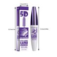 thumbnail image 3 of White Or Black Volume Lash Masacara 5DSilk Fiber Lash Colored Masacara Water Proof Long Lasting Eyelash SmudgeProof Volume Lengthening Defining Curling Color Cosmetics Make up Kits Adult, 3 of 4